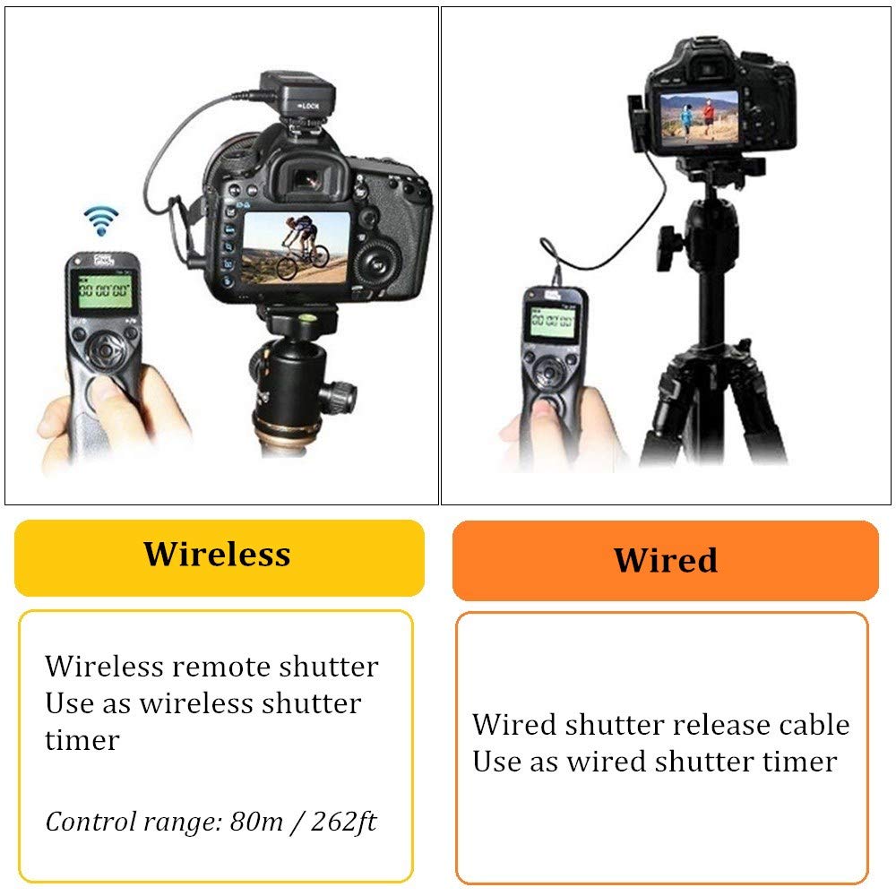 Pixel Intervalometer Shutter Release Remote Control TW283-90 for Fujifilm