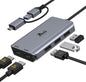LIONWEI Laptop Docking Station,16 in 1 USB C Docking Station Triple Monitor