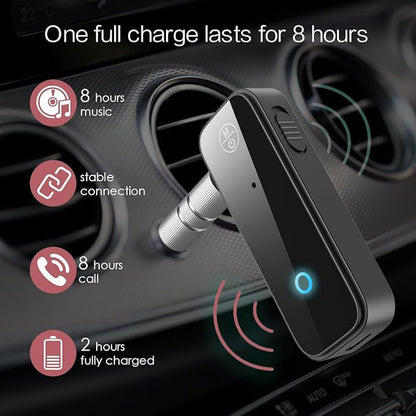 LOFICOPER Bluetooth Transmitter Receiver, Aux Bluetooth 5.0 Adapter for Car, 2 in 1 Wireless 3.5mm Audio Adapter for TV, Speakers, Stereo Systems, Headphones