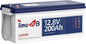 12V 200Ah LiFePO4 Battery, 2560Wh Lithium Deep Cycle Marine/RV Battery with Built-in 100A BMS, Ideal for Trolling Motor, RV, Solar Panel Systems, and Off-Grid Power Solutions (1 pcs, 12V 200Ah)
