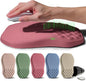 Ergonomic Raised Mouse Pad Wrist Support with Bilateral Slope Memory Foam Mousepad for Wrist Rest and Carpal Tunnel Pain Relief 11.8x7.9〃 Melon Pink