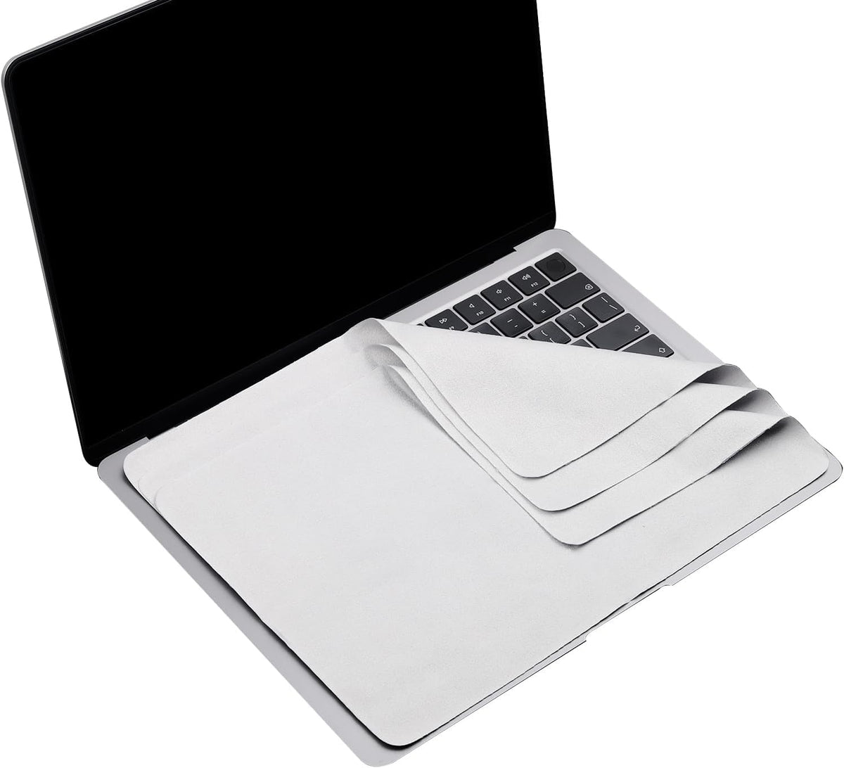 2 Pack Microfiber Liner Cleaning Cloth Screen Keyboard Imprint Protection for MacBook Neo/Pro/Air 13" 14" (2018-2026), MacBook Neo 13/MacBook Air 13 M4 M3 M2 M1/MacBook Pro 14 (M5- M1) Accessories