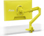 Pixio PS1S Wave Yellow Single Monitor Arm Stand Desk Mount - Fits up to 32 inches Monitors and up to 19.8lbs. VESA Compatibility and Integrated Cable Management