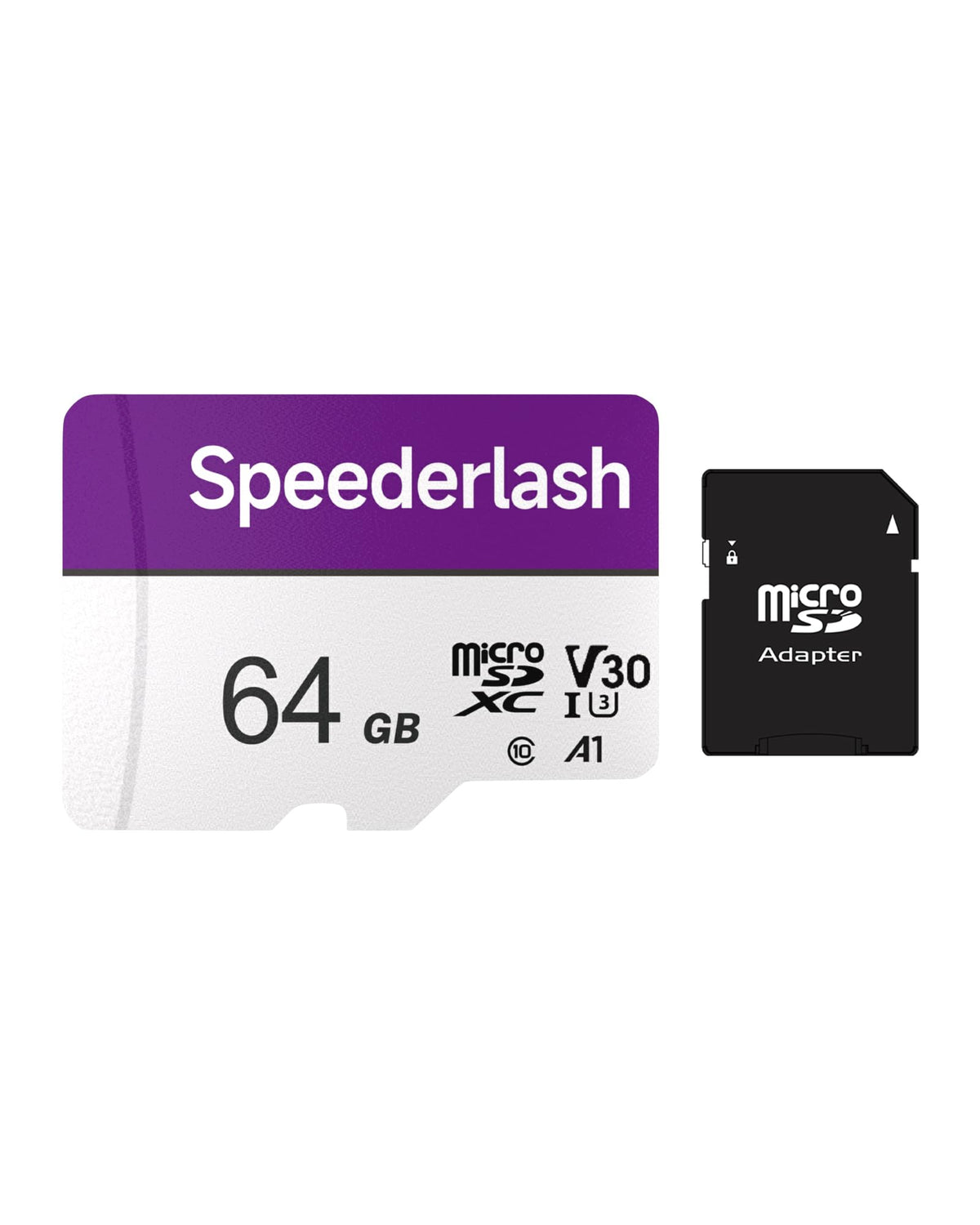 Speederlash Micro SDHC Memory Card 32GB 2Pack, 90MB/s, U1, A1, with Adapter