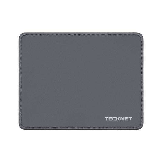 TECKNET Mouse Pad with Durable Anti-fray Stitching, Black Small Mousepad