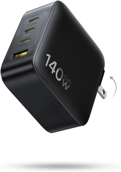 Baseus PD3.1 140W USB C Charger, PPS Fast Charger Type C, Fast Charging Block for MacBook Air/Pro, Pixelbook, iPad, iPhone 17/16 Series, Galaxy S25 Ultra and More
