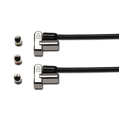Kensington Universal 3-in-1 Keyed Cable Lock - Twin Lockheads for Laptops & Other Devices (K63380WW)