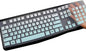 MUBUY Keyboard Cover Skin Protector for Logitech MK120 K120 Wired Keyboard, Keyboard Protective Skin US Layout (NOT Fit Other Model Keyboards)-MIntGreen