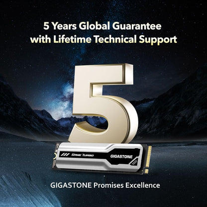 Gigastone M.2 SSD 2TB PCIe 3.0 NVMe SSD 3,500MB/s Internal Gaming Solid State Hard Drive Turbo Speed Heatsink Cooling Heat Dissipation PC Laptop Storage for Gamers Video Editing Creators