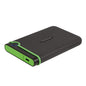 Transcend StoreJet 2TB Rugged External Hard Drive, for PS4/PC/Mac/Desktop, Laptop/Xbox One/Xbox 360, USB3.1Gen1(5Gbps) Type-C Portable HDD/One Touch Auto-Backup Button/Anti-Shock Resistant-TS2TSJ25M3C