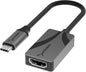 SABRENT, HDMI to USB C Adapter, USBC to HDMI Adapter 4K 60Hz, Thunderbolt Compatible for MacBook Pro/Air, iPhone 15/16, S23/24, Laptops, Tablets, Aluminum Design (DA-CH4K)