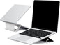 MOFT Laptop Stand for Desk, Adhesive Airflow Laptop Cooling Riser for Heat Dissipation with 2 Adjustable Viewing Angles, Foldable & Portable Computer Stand Compatible with Laptops 11"-16",Misty Cove