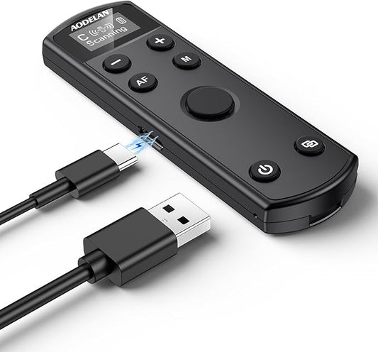 AODELAN for Canon Rechargeable Wireless Shutter Release with Zoom Focus