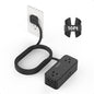 Black Extension Cord 10 Ft, TESSAN Power Strips with Surge Protection 900J with 4 Wide Spaced AC Outlets 3 USB Ports(1 USB C), Extension Cord with Multiple Outlets for Home Office Dorm Room