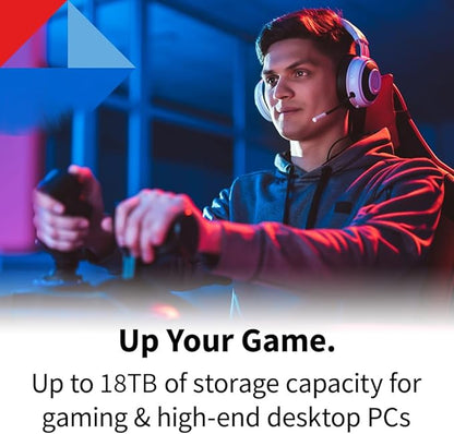 Toshiba X300 18TB Performance & Gaming 3.5-Inch Internal Hard Drive - CMR SATA 6 Gb/s 7200 RPM 512 MB Cache - HDWR51JXZSTA