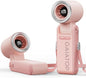 Gaiatop Portable Handheld Mini Fan, 21 Working Hours 6 Speeds, Rechargeable Battery Operated, 180° Foldable with LED Display, Small Desk Personal Fan for Women Gifts Travel, Working- Pink