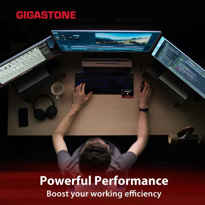 Gigastone 256GB Game Turbo SSD (3-Pack) Up to 540MB/s with SLC Caching Gaming/PC/Desktop/Laptop Upgrade SSD 5-Year Warranty 2.5" SATA Internal Disk Solid State Drives 2.5 inches SATA 3.0 Disk