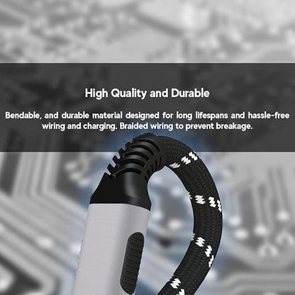 LINKUP USB 4.0 USB C to USB C Cable | Thunderbolt 4/3 Compatible | Type C Charger for MacBook and iPhone | 240W Fast Charging | 40Gbps Data Transfer | 8K@60Hz Display Cord | Use with all USB C devices