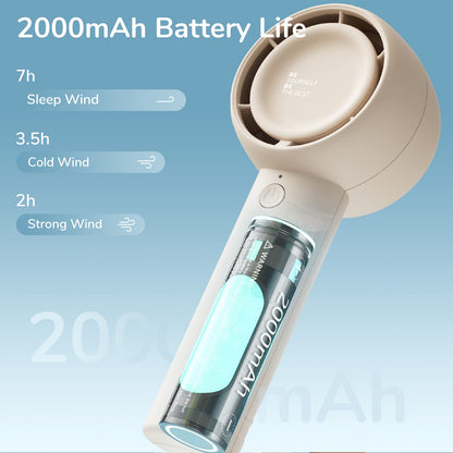 JISULIFE Mini Portable Fan-Bladeless Safe Design