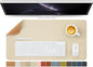 Cork Desk Mat - Dual-Sided Desk Pad for Office and Home - Desk Organization and Accessories - Ideal for Large Mouse Pad and Desk Mats on Top of Desks(Beige,27.6"x 13.8")