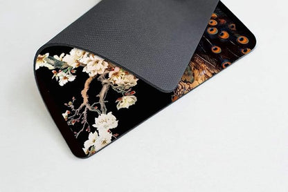 Square Mouse Pad Colorful Peacock on a Tree Branch-1,Gaming Mouse Pads for Desk,Soft Computer Waterproof Non-Slip Mouse Mat