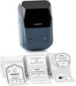 NIIMBOT B1 Label Maker Machine with Tape, Label Printer with 3 Rolls Label Paper, 50x30mm/50x80mm White Paper/50x50 Round Label for Office Supplies, Home, Business