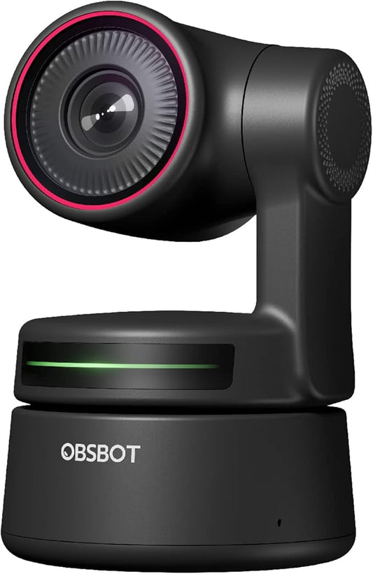 OBSBOT Tiny PTZ 4K Webcam, AI Tracking & Autofocus, Video Conference Camera
