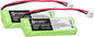 Synergy Digital Cordless Phone Batteries, Compatible with Vtech 89-1337-00-00, BT18443, BT28443 Cordless Phone Batteries (Ni-MH, 2.4V, 500 mAh), Set of 2