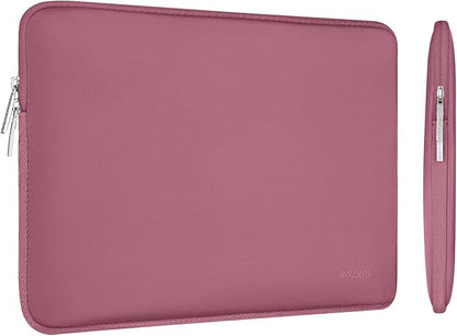 MOSISO Laptop Case 14 inch, 14 inch Laptop Sleeve Bag Compatible with HP Lenovo Dell ASUS Acer, HP Stream, Dell Latitude, Lenovo IdeaPad, Neoprene Computer Sleeve Bag with Small Case, Dusty Rose