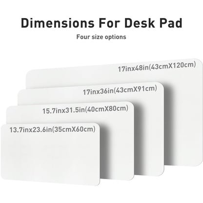Aothia Leather Desk Pad Protector, Mouse Pad, Office Desk Mat, Non-Slip PU Leather Desk Blotter, Laptop Desk Pad, Waterproof Desk Writing Pad for Office and Home (Brown,31.5" x 15.7")