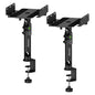 Vondynote Dual Side Clamp Desk Studio Monitor Stands with Cable Management