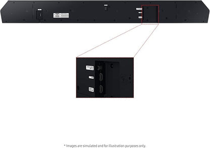 Samsung HW-Q910D 9.1.2 ch Soundbar w/Dolby Audio, Surround Sound Expansion, Adaptive Sound, Wireless Subwoofer, 2024