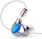 BASN Metalen 4 Drivers in-Ear Monitor Headphones, Wired Earbuds, Sapphire