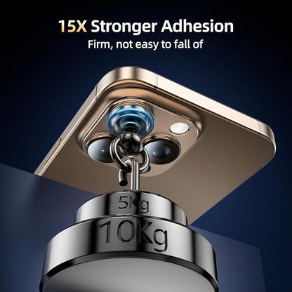 Compatible with iPhone 16 Pro Max Camera Lens Protector,[Shatterproof] [Strong Adsorption][AR Anti-Reflection] 9h Metal Aluminum Alloy Tempered Glass Camera Cover,Gold