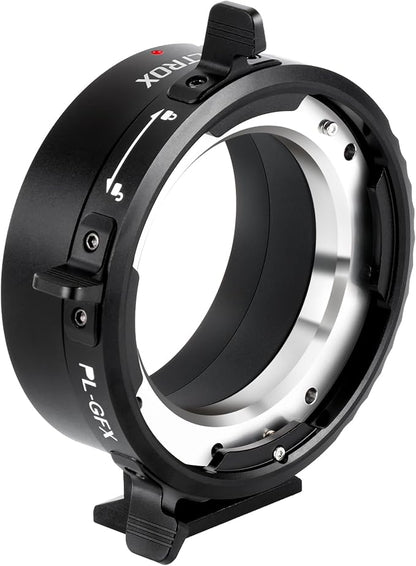 VILTROX PL-GFX Mount Adapter Ring Manual Focus Lens Converter with Rotary Lock Compatible with PL Lens to Fuji G Mount GFX Cameras Fuji GFX100S,GFX100,GFX50R,GFX50S,GFX50S II/PL-GFX Pro etc.