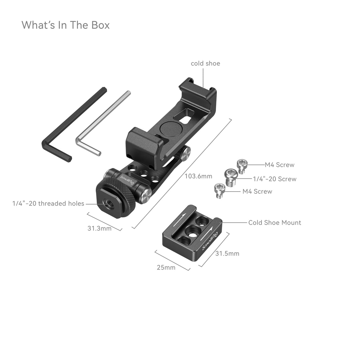 SmallRig Adjustable Phone Mount for DJI Stabilizers - 4301