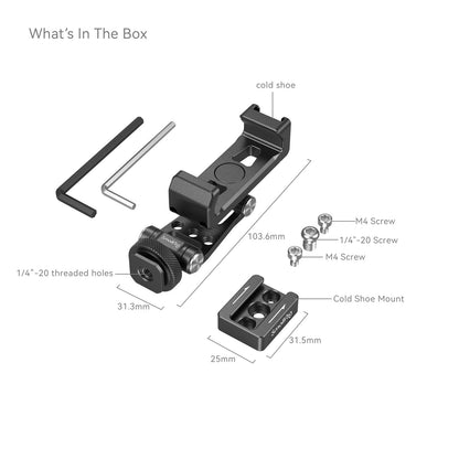 SmallRig Adjustable Phone Mount for DJI Stabilizers - 4301