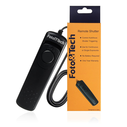 Foto&Tech Wired Remote Shutter Release Control Compatible with Nikon MC-DC2 for Nikon D7000