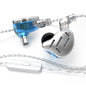 CCA KZ Zax in Ear Monitor Headphones 16 Units 7BA 1DD Hybrid Drivers HiFi IEM Earphones High Clarity Metal Gaming Earbuds with 2 Pin Detachable Cable
