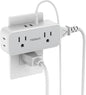 20W PD Surge Protector Outlet Extender, TESSAN Multi Plug Splitter with 4 Electrical Outlets 3 USB Ports(1 USB C), Multiple Plug Wall Expander for Home Office Dorm Room Essentials