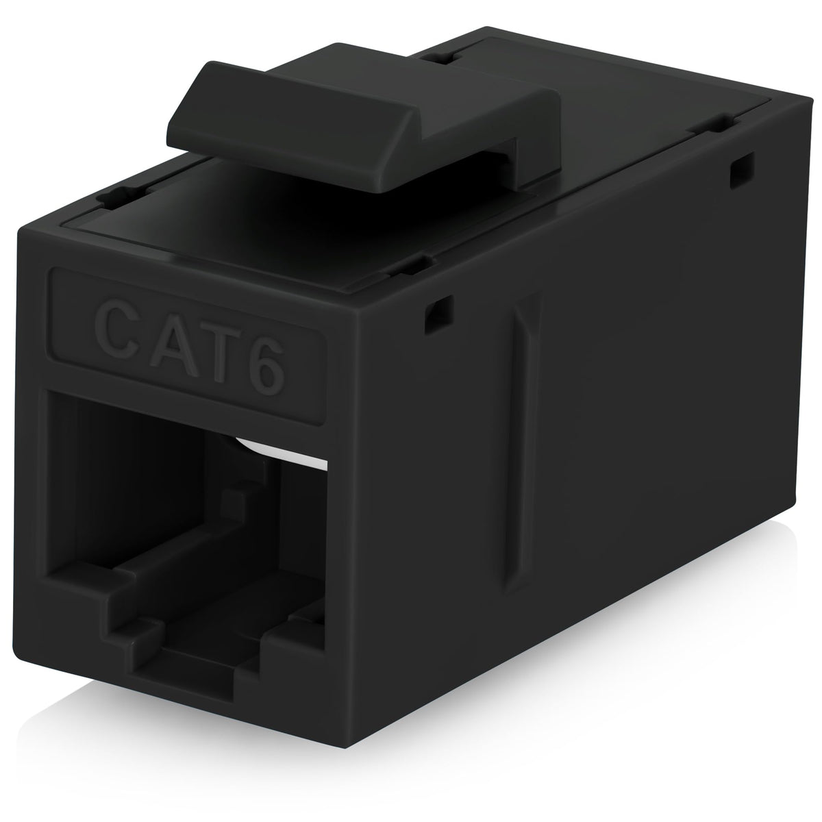 Everest Cat6 RJ45 Keystone Coupler (48-Pack) in Blue - RJ45 Coupler - Cat 6 Couplers - Female to Female Cat6 Keystone Jacks - Ethernet Couplers - Ethernet Cable Extender
