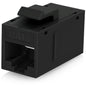 Everest Cat6 RJ45 Keystone Coupler (48-Pack) in Blue - RJ45 Coupler - Cat 6 Couplers - Female to Female Cat6 Keystone Jacks - Ethernet Couplers - Ethernet Cable Extender