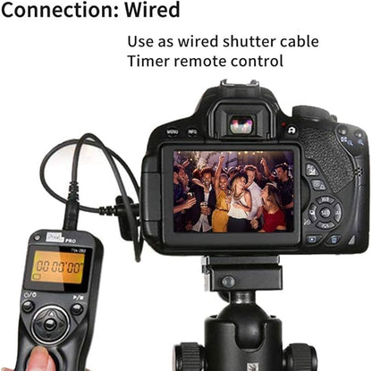 Wireless Remote Shutter Release Cable Wired Timer Remote Control TW-283DC0 Compatible for Nikon D850 D810 D800 D700 D500 D300 D300s D200 D40s D800E D810A D1X D2H D3X D1 D2 D3 D3s D4 D5 D4s F5 F6 F100