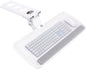 HUANUO Keyboard Tray Under Desk, 360 Adjustable Ergonomic Sliding Keyboard & Mouse Tray, Under Desk Keyboard Tray Slide Out, Keyboard Holder Under Desk for Typing in Home, Office Work, 25"W x 9.84"D