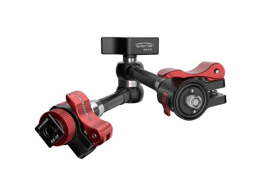 IFOOTAGE Magic Arm Clamp MA3-4, 7 Inches Adjustable Friction Power Articulating Magic Arm with 1/4" and 3/8" Thread Screw for DSLR Camera Rig/LCD Monitor/LED Lights