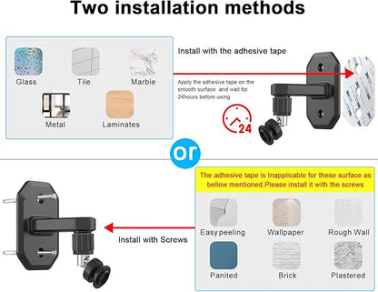 2 Pack 360 Degree Adjustable Mount for All-New Blink Outdoor (4th Gen, 3rd Gen) & Blink XT / XT2, Mini Camera Mounting Bracket, Wall Mount