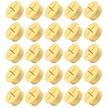 20Pcs Desk Grommet, 1" (25mm) Yellow Silicone Cord Hole Cover, Flexible Rubber Wire Grommets, Wall Grommets for Cables Management, Table, Countertop, Cabinets and Furnitures Wire Organizer