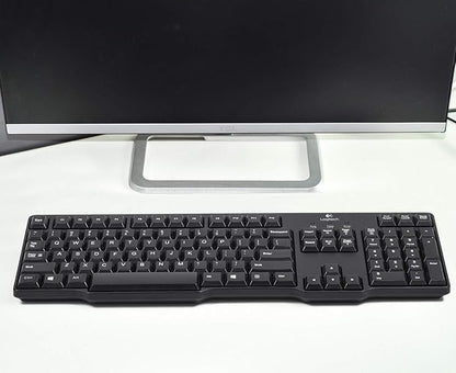 English Keyboard Stickers, 2 Pack Replacement Keyboard Letters Sticker with White Font on Black Background Universal for Computer Laptop Desktop, Matte Alphabet Stickers