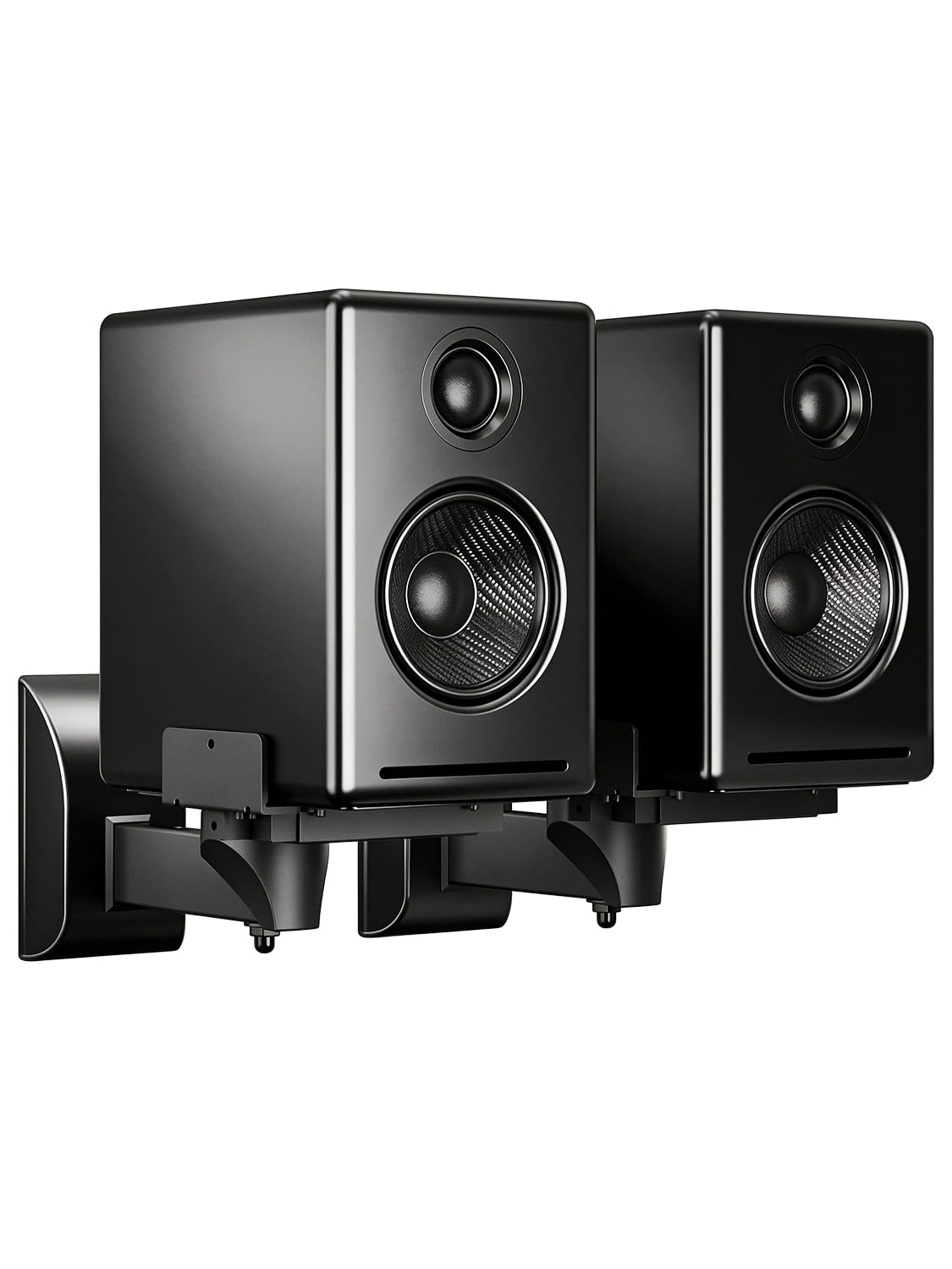 suptek Speaker Wall Mount Adjustable for Large Bookshelf Speaker Mounts