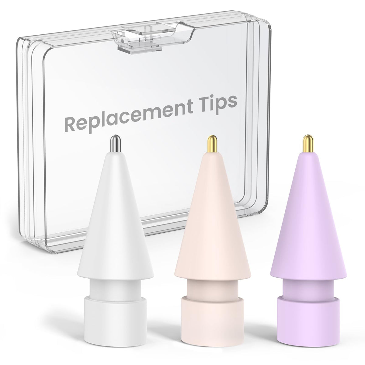 Delidigi Replacement Tips for Apple Pencil Pro/2nd/1st/USB-C, 3 Pack